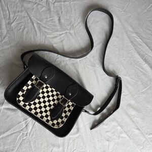 The Cambridge Satchel Company - Checkered Black and White Women Shoulder Bag